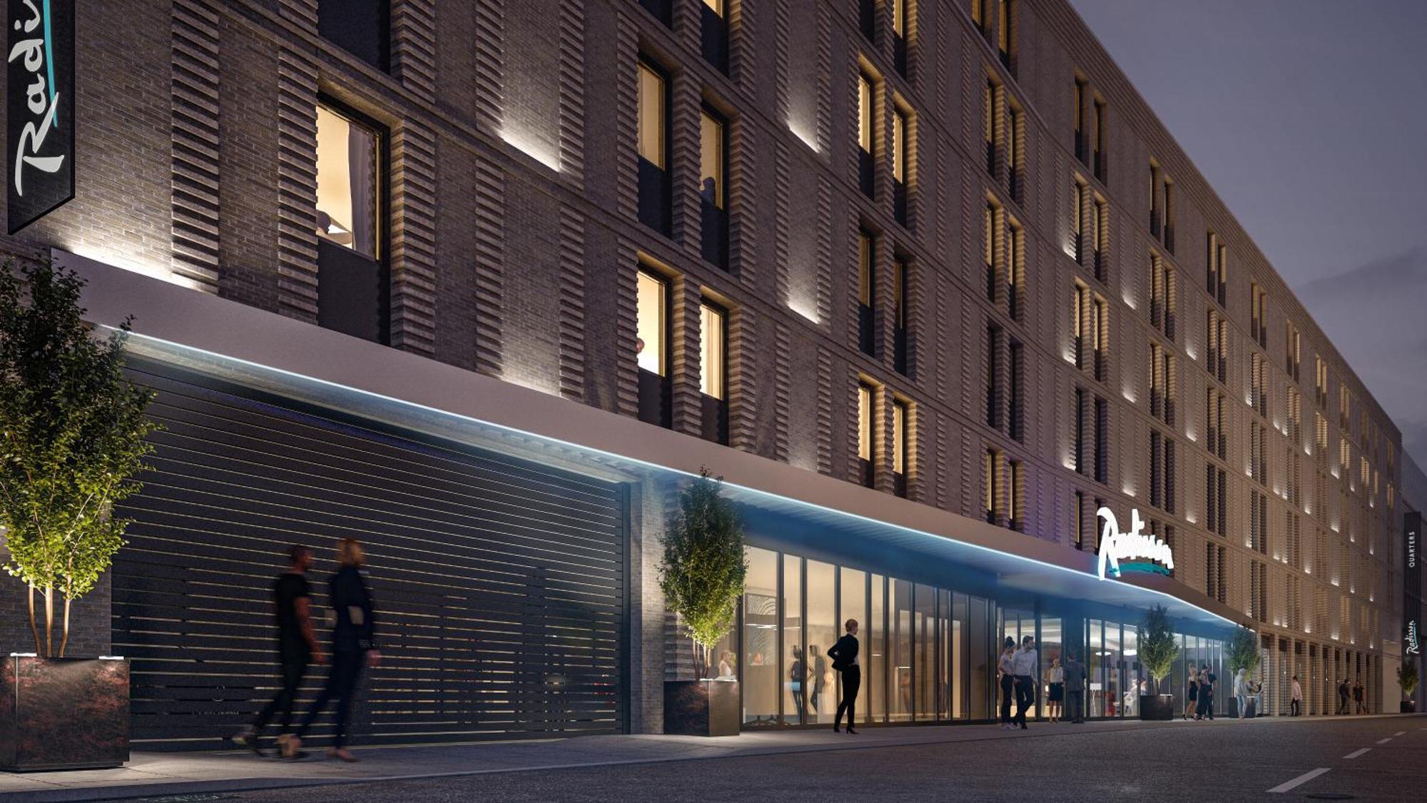 Radisson Hotel Leipzig Bagian luar foto